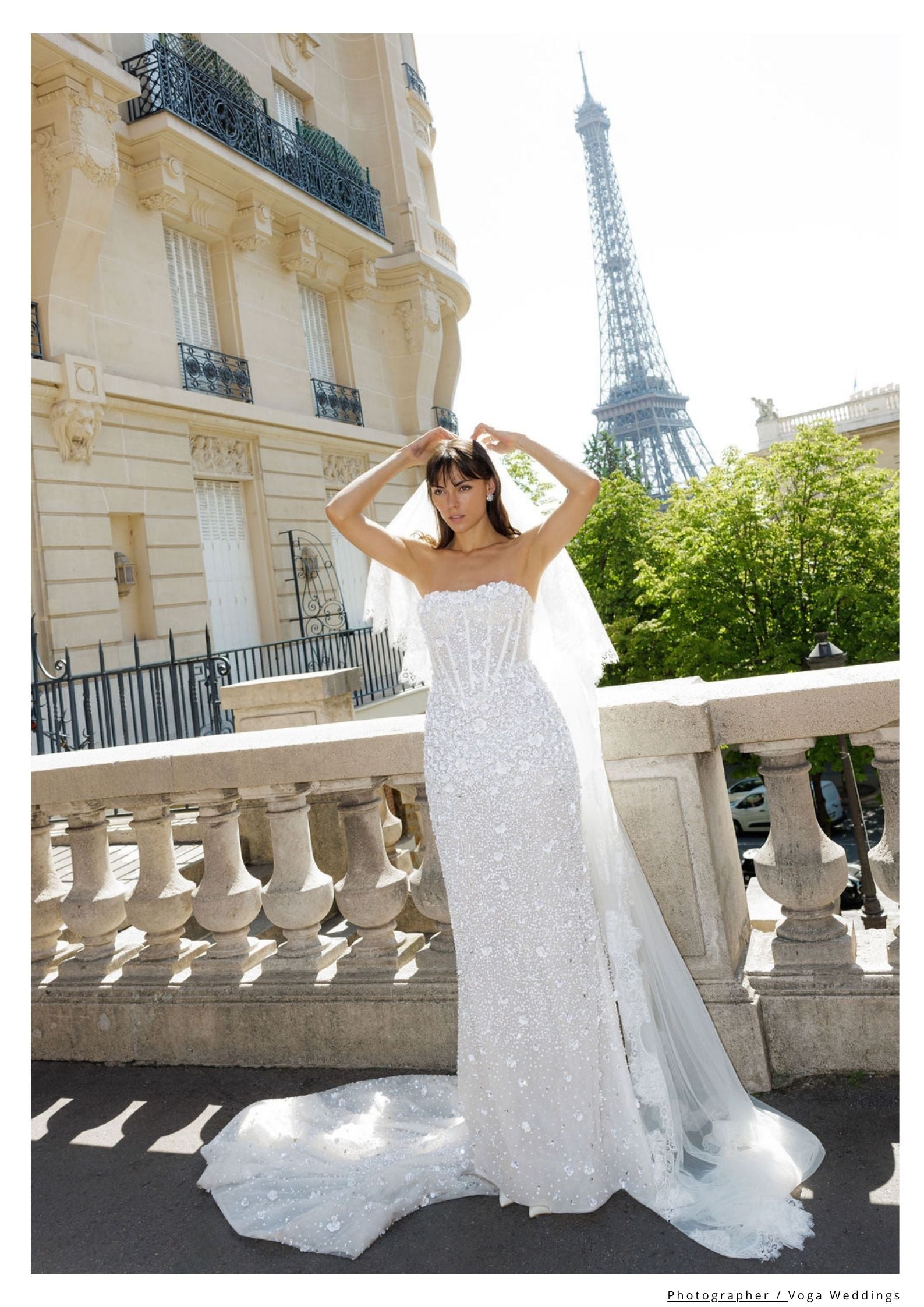 Long Lace Wedding Veil