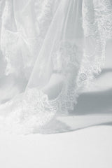 amelie george lace wedding veil with comb