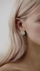 Modern Stud Earrings For Wedding by Amelie George Bridal
