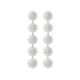 Boho Earrings Wedding by Amelie George Bridal, Silver Modern Wedding Jewellery