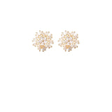 Crystal Earrings Wedding by Amelie George Bridal-Gold (Rose Gold or Silver) Modern Wedding Jewellery  