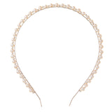  Gold Pearl Wedding Headband by, Amelie George Bridal
