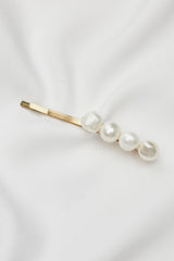 Gold Pearl Wedding Hair Accessories by, Amelie George Bridal