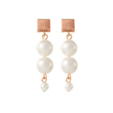 Modern Bridal Earrings by Designer Amelie George 