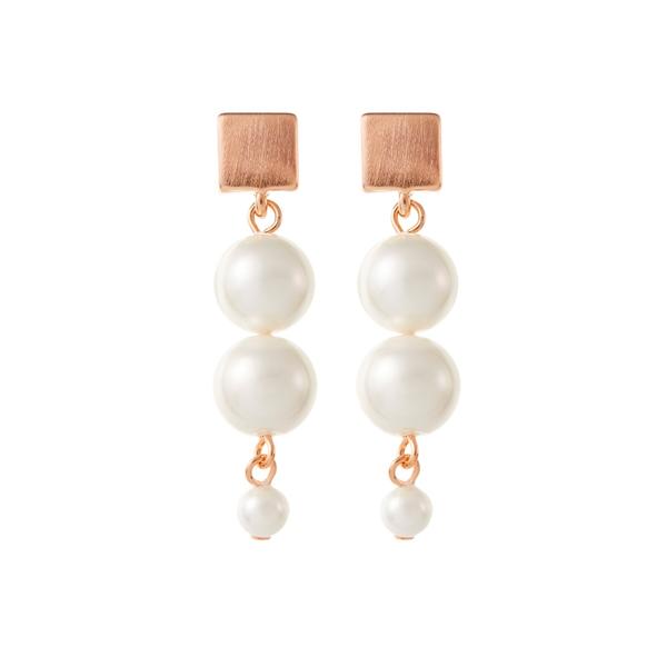 Modern Bridal Earrings by Designer Amelie George 