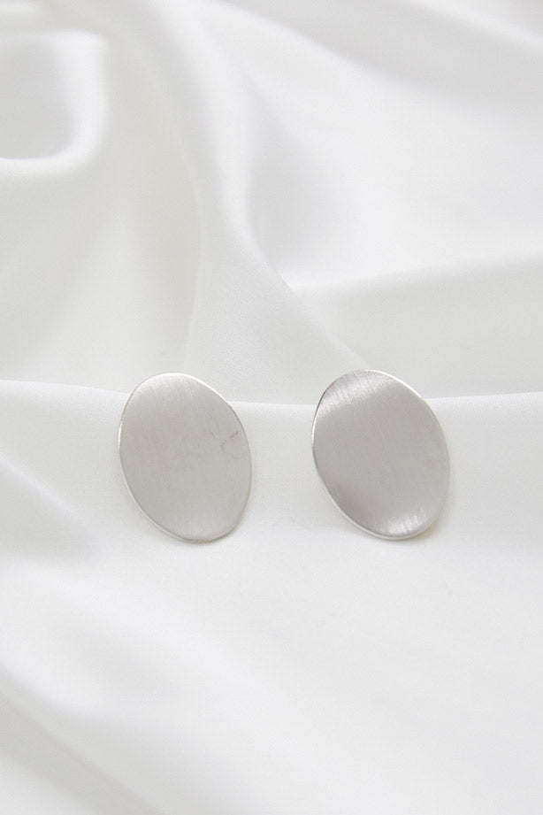 Modern Silver Bridesmaid Earrings by Amelie George Bridal.jpg
