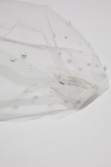 Pearl Birdcage Wedding Veil 