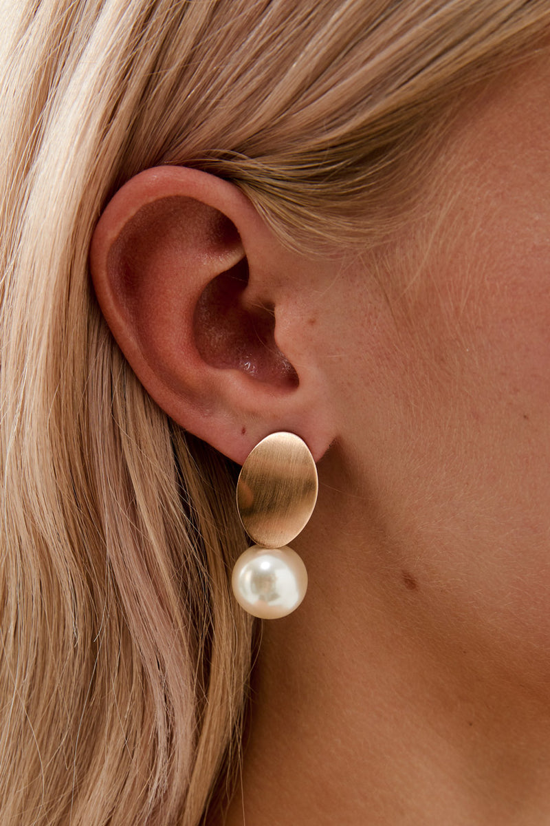 14k Rose Gold Dangle Diamond And Pearl Earrings #105110 - Seattle Bellevue  | Joseph Jewelry