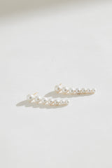 Pearl Earrings for Modern Wedding Australia by Amelie George Bridal - Gold