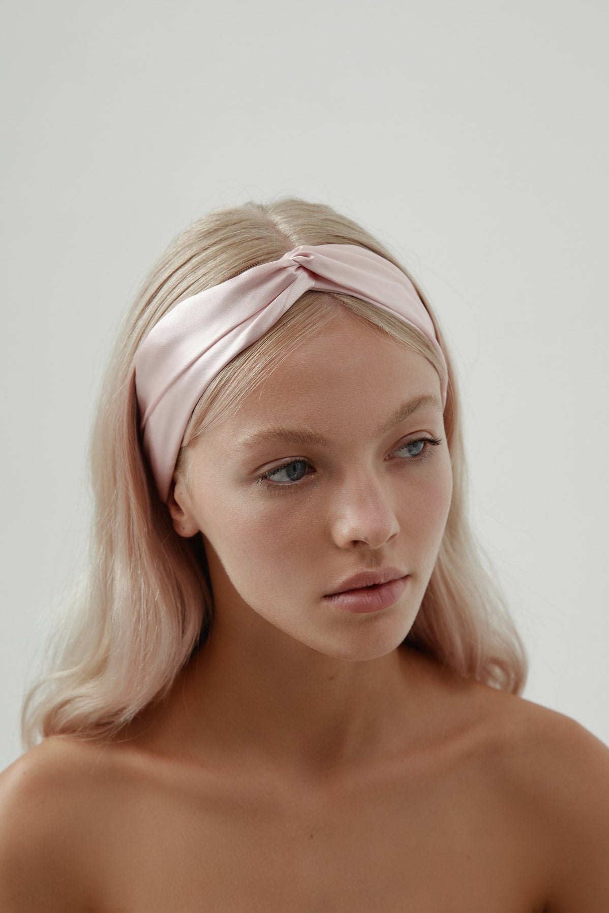 SILK HEADBAND PINK AMELIE PTY LTD