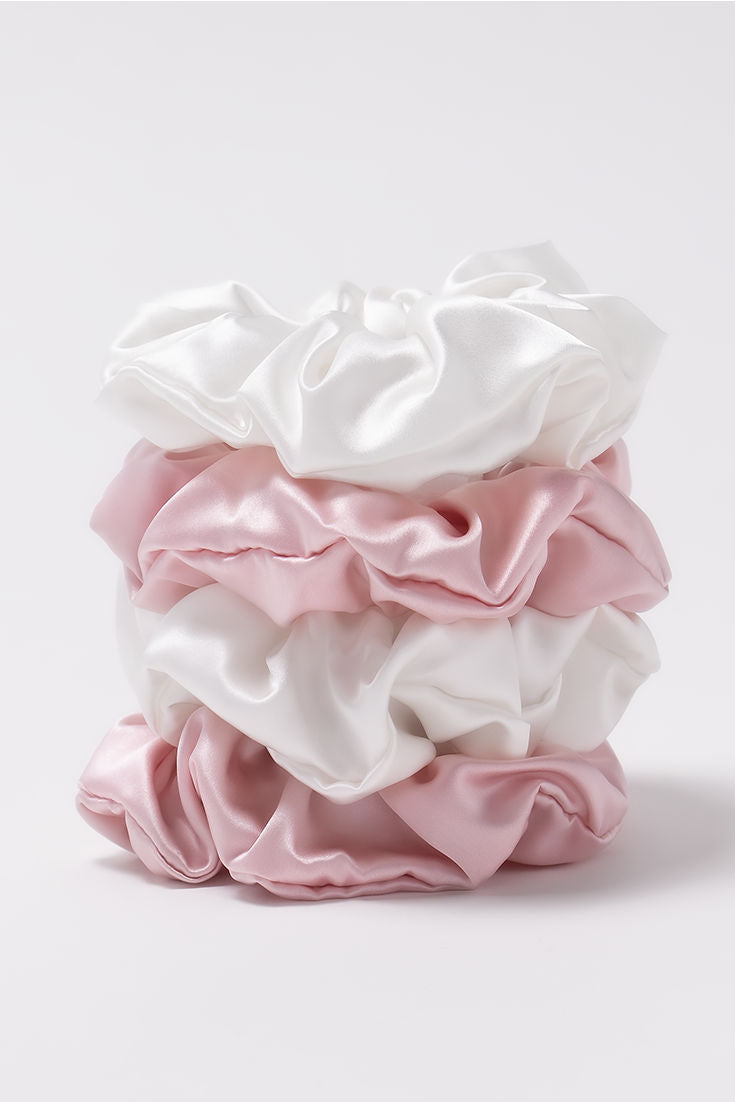 Silk Scrunchie Australia Pink by Amelie George Bridal 