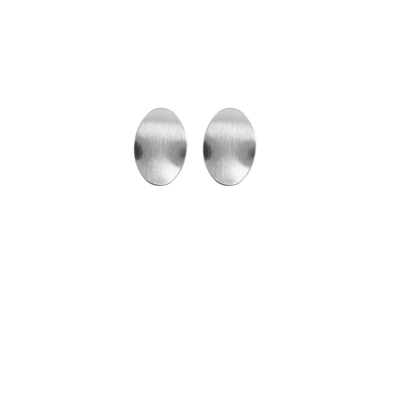 Silver bridesmaid earrings by amelie george bridal modern wedding jewellery