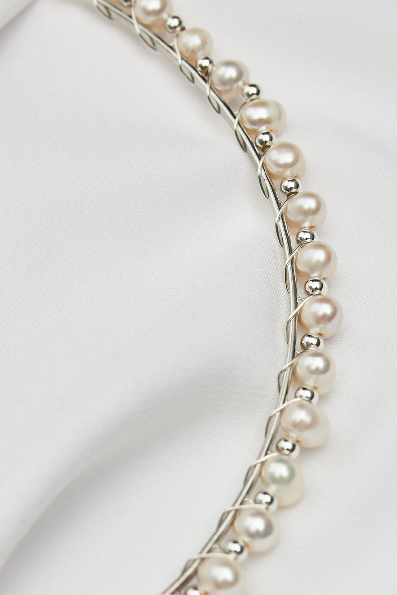 Silver Pearl Headband for Bride by, Amelie George Bridal.jpg