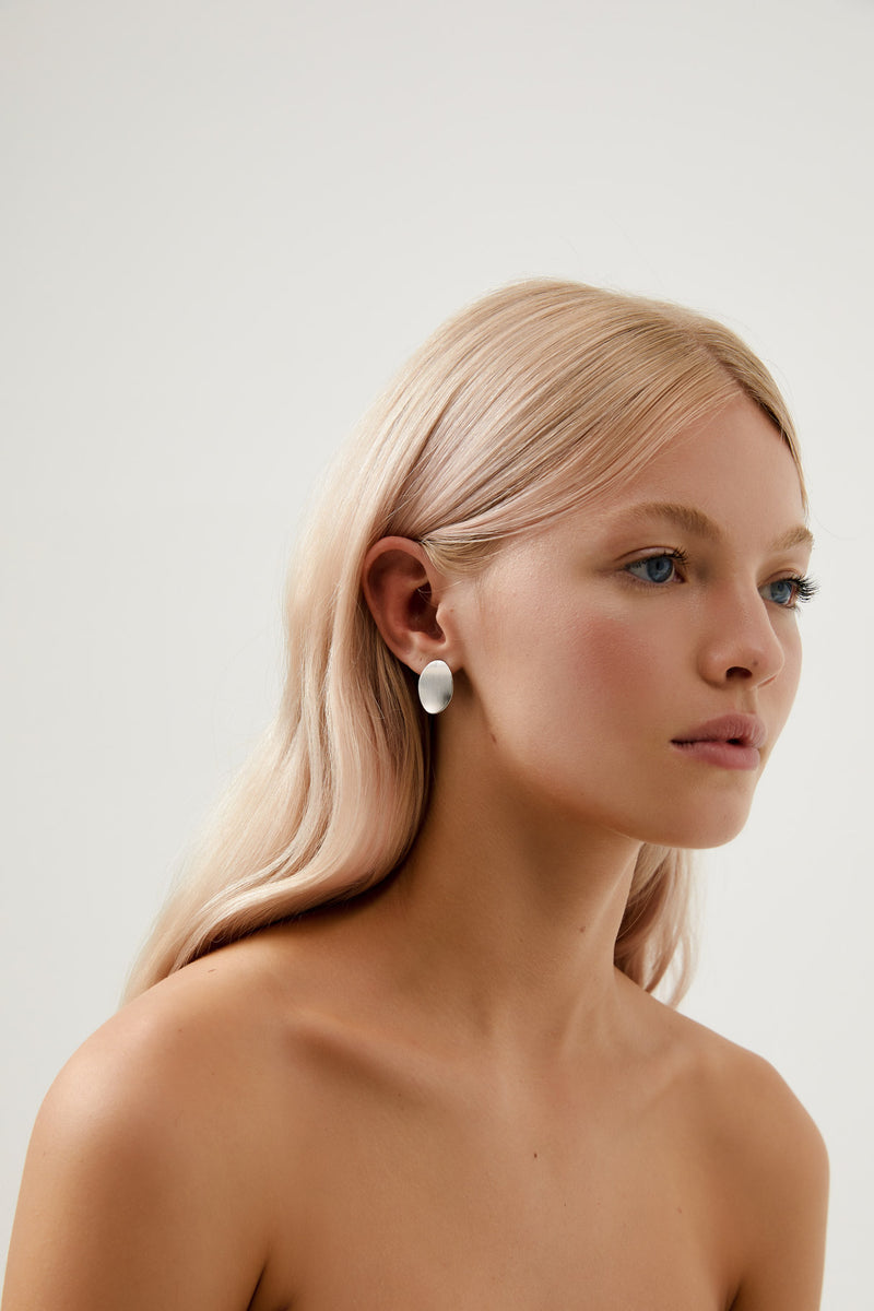 Simple Bridal Earrings Gold Australian Designer Amelie George
