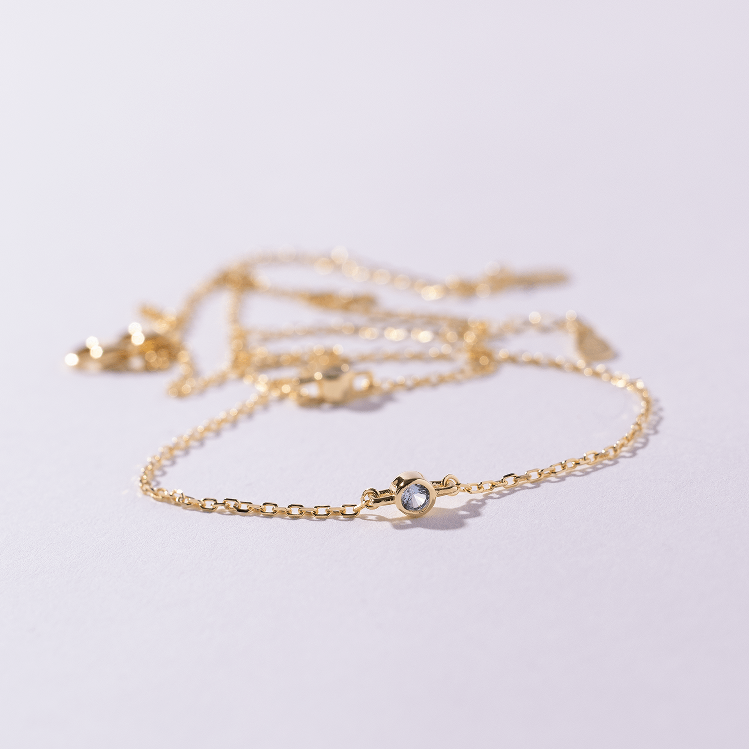 Something Blue Bridal Accessory by Amelie George Bridal, Gold Anklet