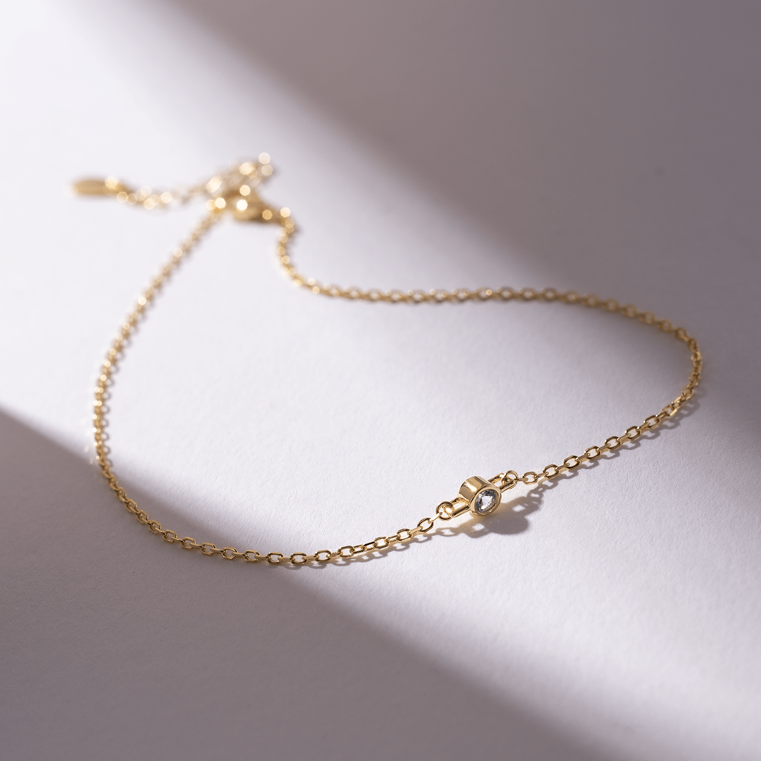 4. Something Blue Wedding by Amelie George Bridal, Gold Anklet