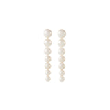 MADELINE - PEARL CHAIN WEDDING EARRINGS - GOLD