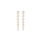 MADELINE - PEARL CHAIN WEDDING EARRINGS - GOLD