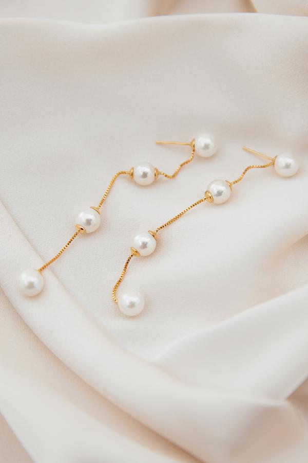 Wedding Earrings Australia by Amelie George Bridal-Gold