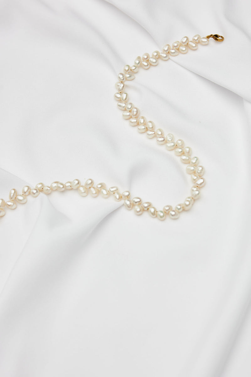 adjustable pearl necklace wedding attire accessory gold