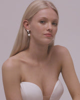 ELLERY - CLASSIC PEARL WEDDING EARRINGS - GOLD