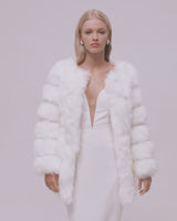 Modern Fur Wedding Coat