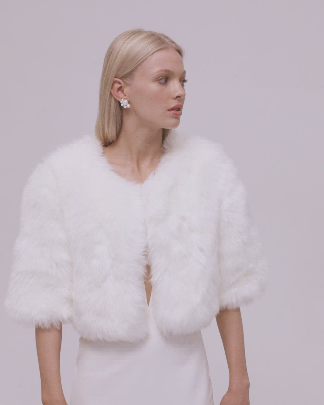 Winter Wedding Fur Jacket