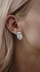 Modern Gold Bridesmaid Earrings by Amelie George Bridal