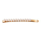 gold pearl hair clip for weddings